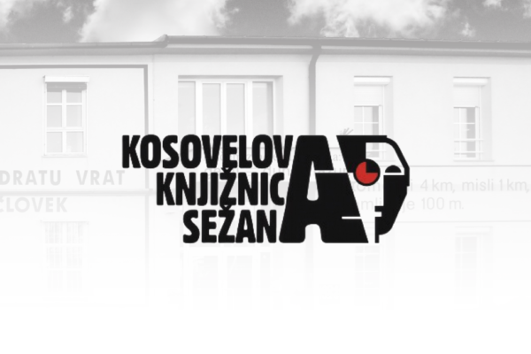 Logo Kosovelova knjižnica Sežana - program prireditev